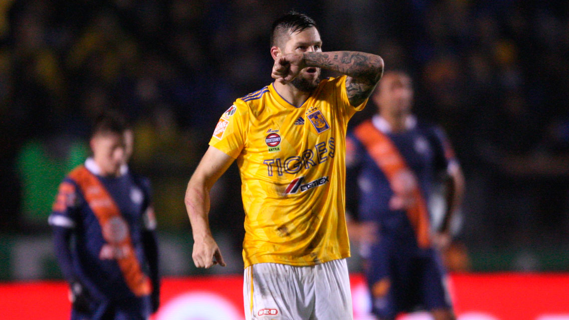 Con un póquer de André Gignac, Tigres golea 6-1 a Puebla