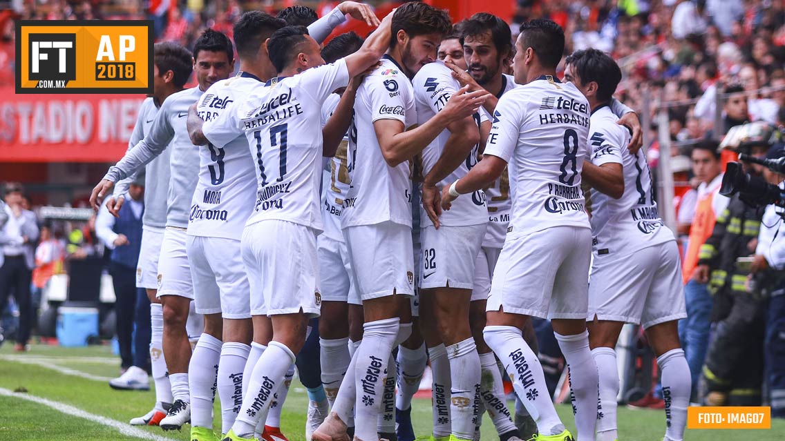 Pumas derrota a Toluca y se mete a Liguilla