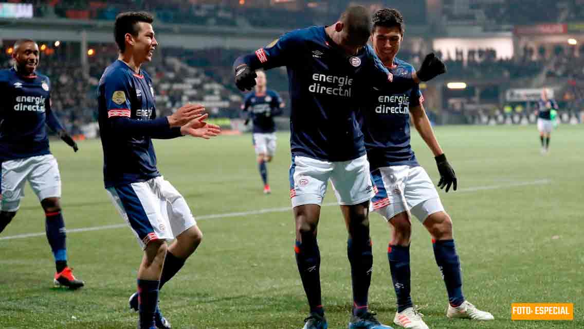 Asistencia de Chucky Lozano en goleada del PSV