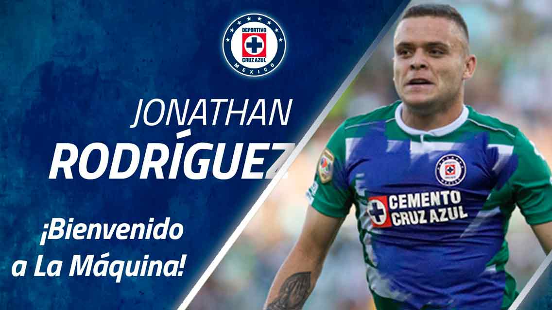 OFICIAL: Jonathan Rodríguez nuevo refuerzo de Cruz Azul