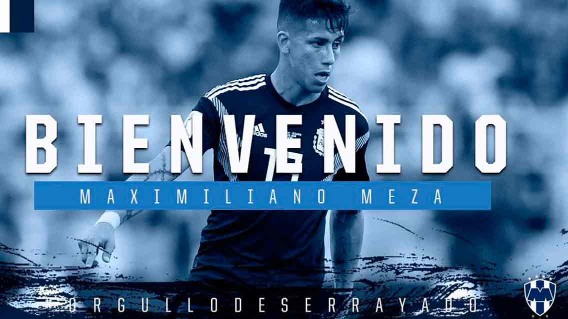 OFICIAL: Maximiliano Meza nuevo jugador de Rayados