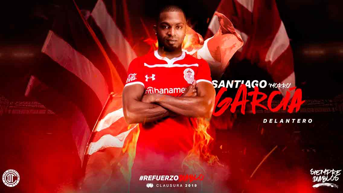 Toluca anuncia fichaje de Santiago García