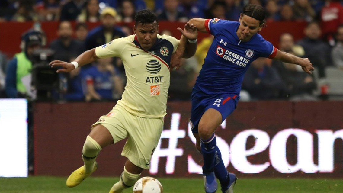 América y Cruz Azul aburren en la ida