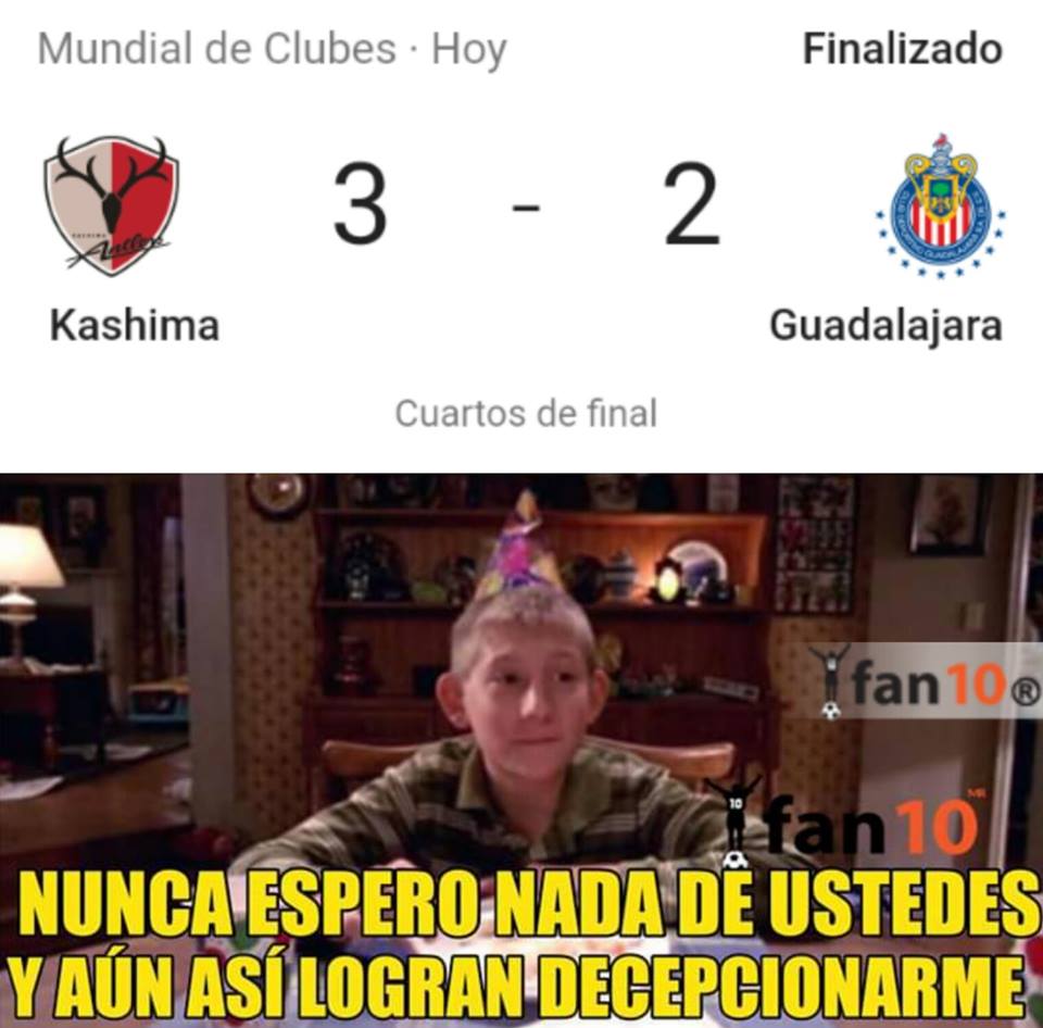 Memes del fracaso de Chivas en el Mundial de Clubes 5