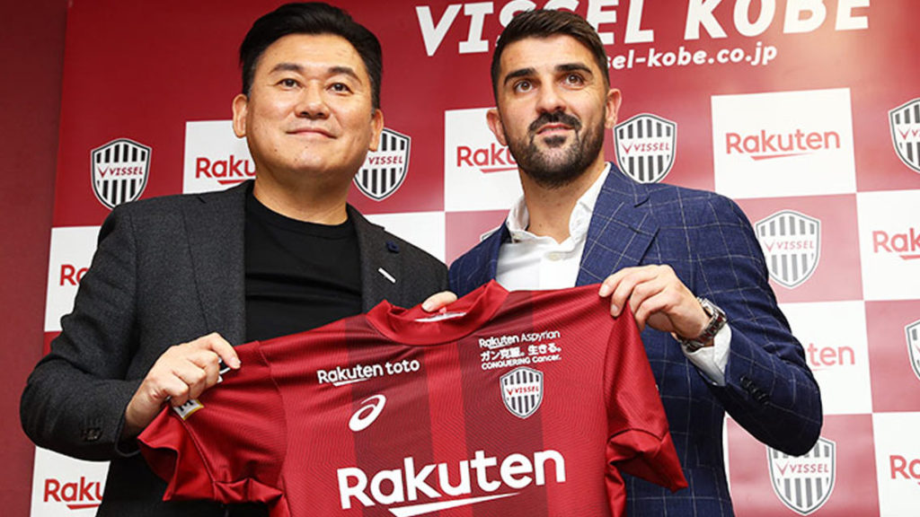 David Villa ficha por el Vissel Kobe de Iniesta