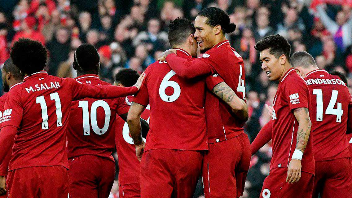 Liverpool suma 19 partidos invictos en la Premier League