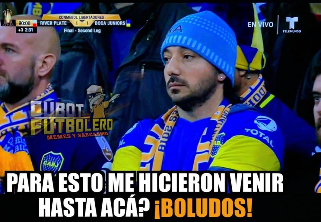 Memes de la Gran Final de la Copa Libertadores entre River Plate y Boca Juniors 3