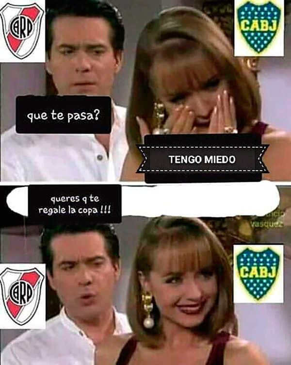 Memes de la Gran Final de la Copa Libertadores entre River Plate y Boca Juniors 8