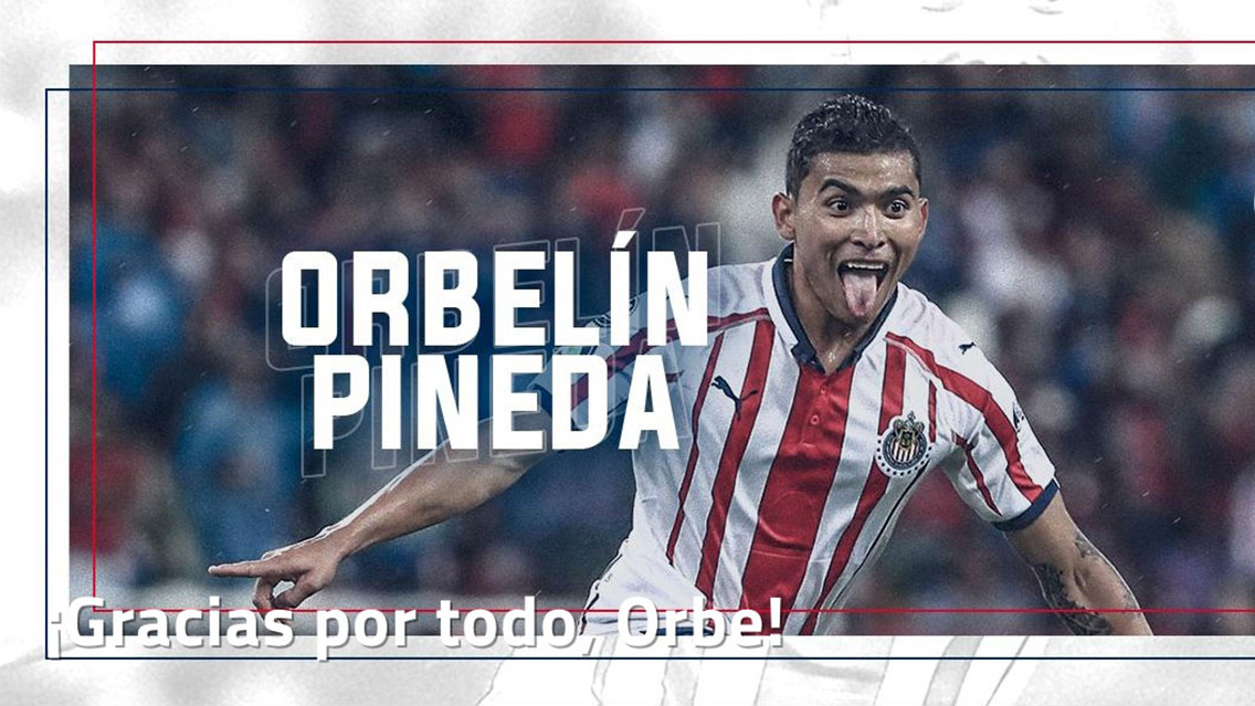 Orbelín Pineda fuera de Chivas