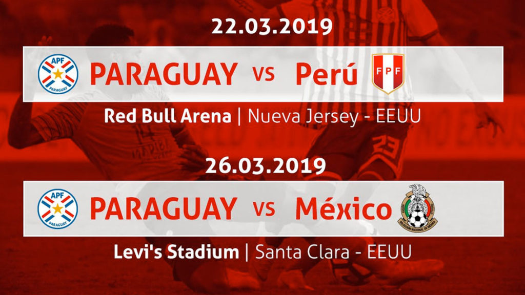 Osorio y Paraguay vs México en marzo