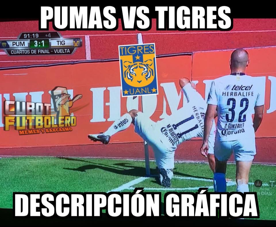 Memes de la victoria de Pumas sobre Tigres 0