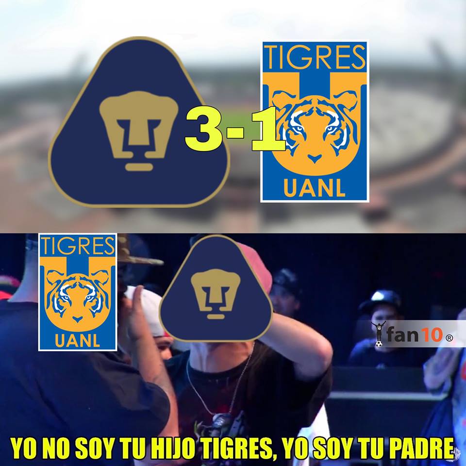 Memes de la victoria de Pumas sobre Tigres 3