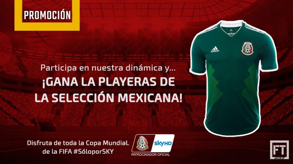 SKY y Futbol Total te regalan la playera autografiada de la Selección Nacional de México.