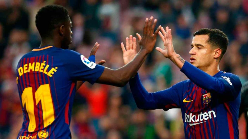 Dembélé y Coutinho