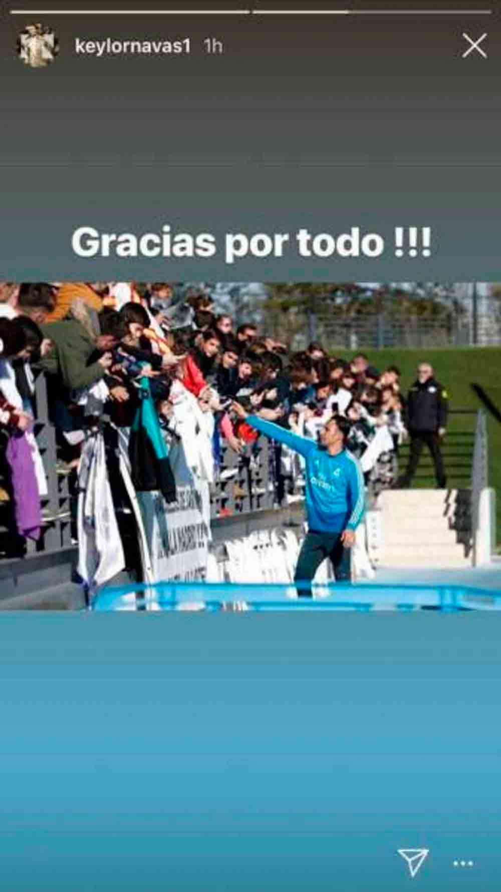 Keylor Navas instagram