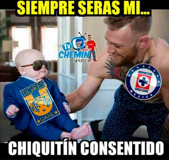 Memes Tigres vs Cruz Azul