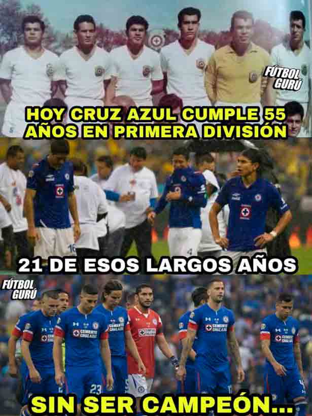 Memes Tigres vs Cruz Azul