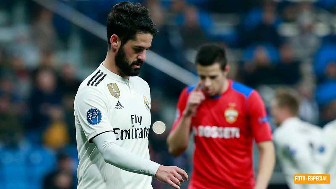 Ni con lesionados Isco tiene oportunidad en el Madrid