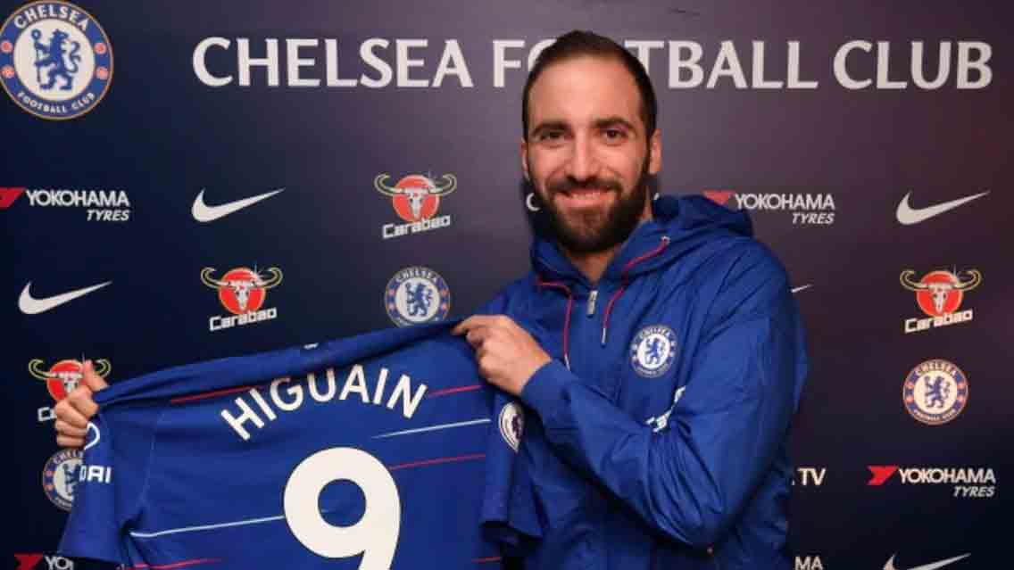 OFICIAL: Higuaín es jugador del Chelsea