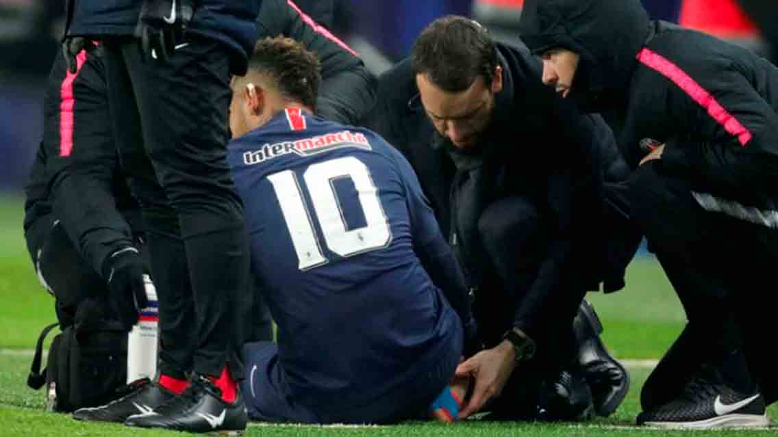 Se prenden alarmas en el PSG por lesión de Neymar