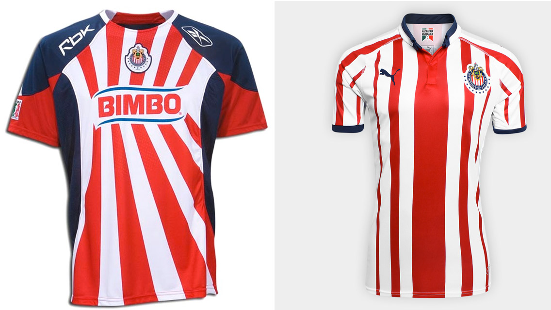 El #10yearchallenge de jerseys de la Liga MX 0
