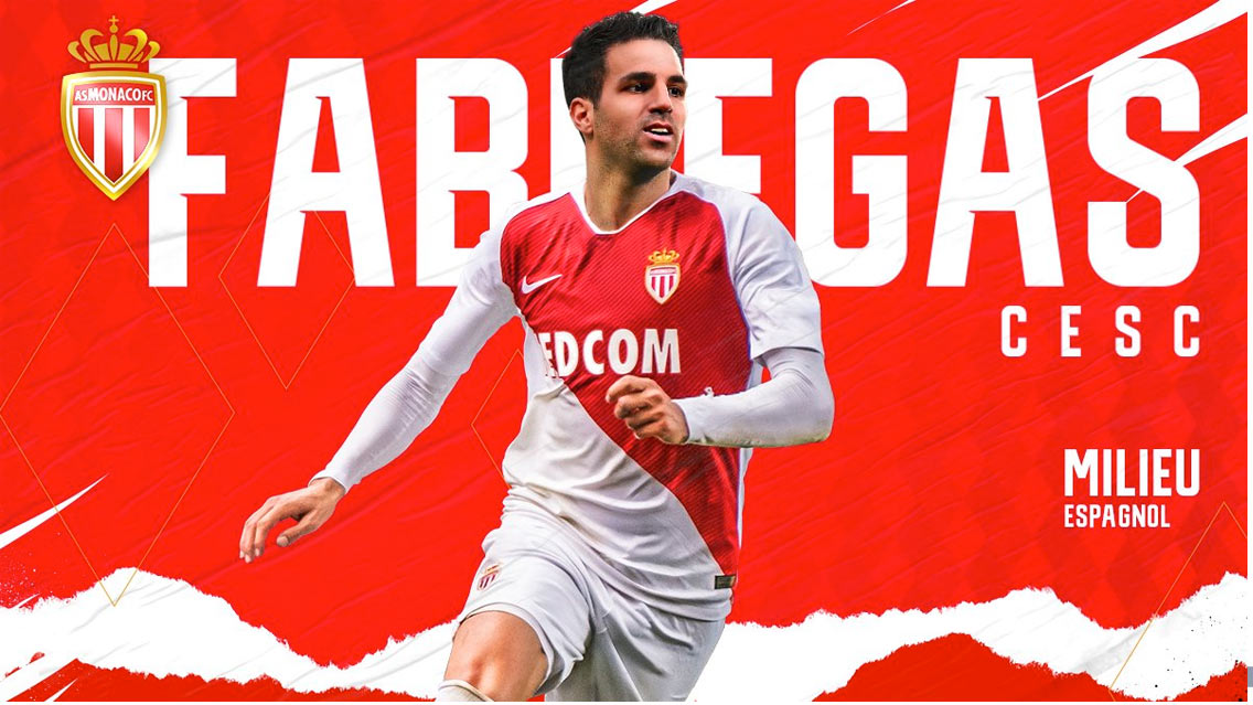 OFICIAL: Cesc Fàbregas, nuevo jugador de AS Mónaco