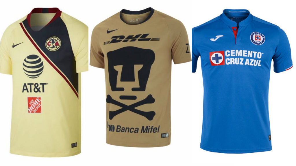 Precios de los Jerseys de Liga MX para Clausura 2019