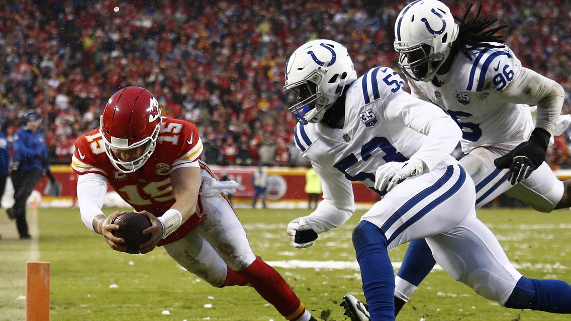 Kansas City y Mahomes le quitan la ‘suerte’ a los Colts