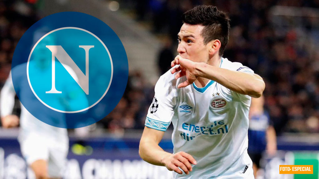 El Napoli en la disputa por Lozano