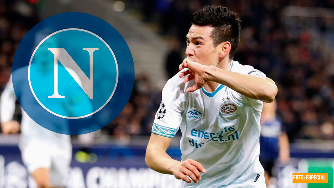 El Napoli, en la disputa por Hirving Lozano