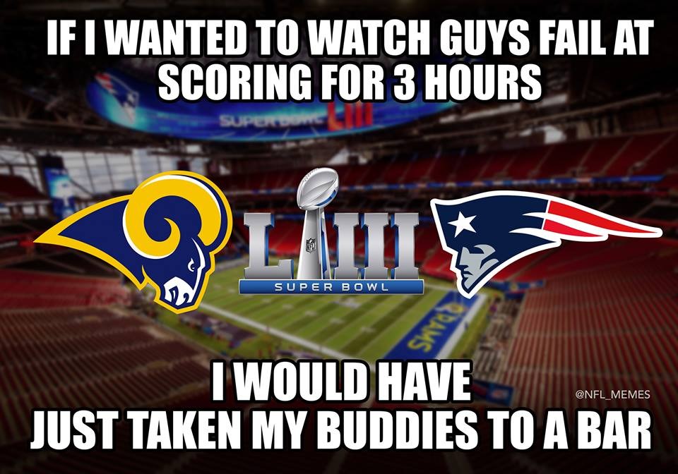 Memes del Super Bowl LIII 1