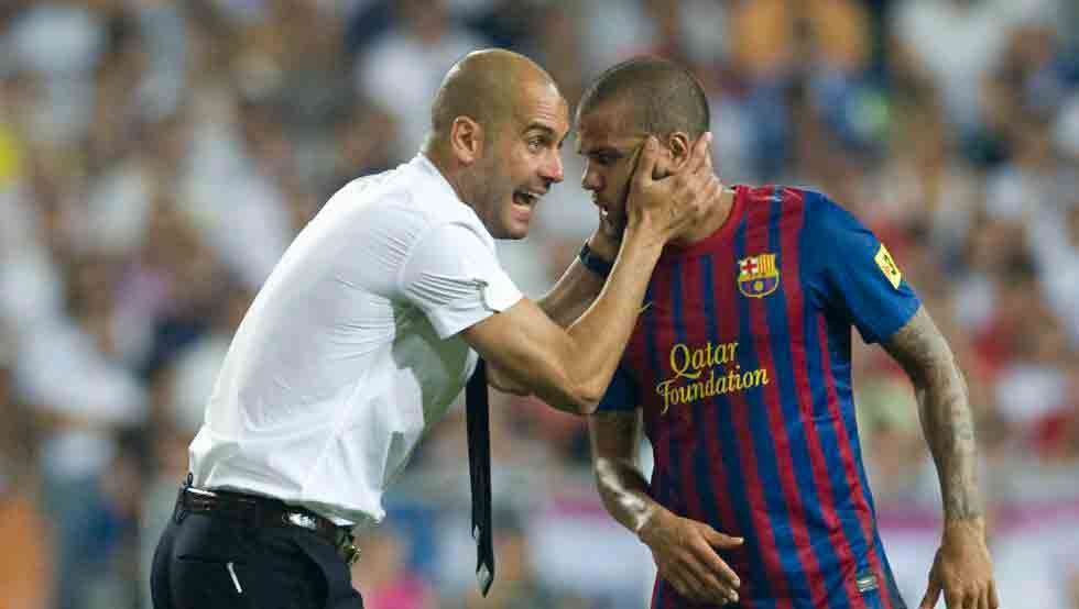 Guardiola y Alves