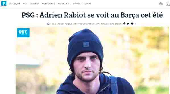 En Francia ven a Rabiot en Barcelona 0