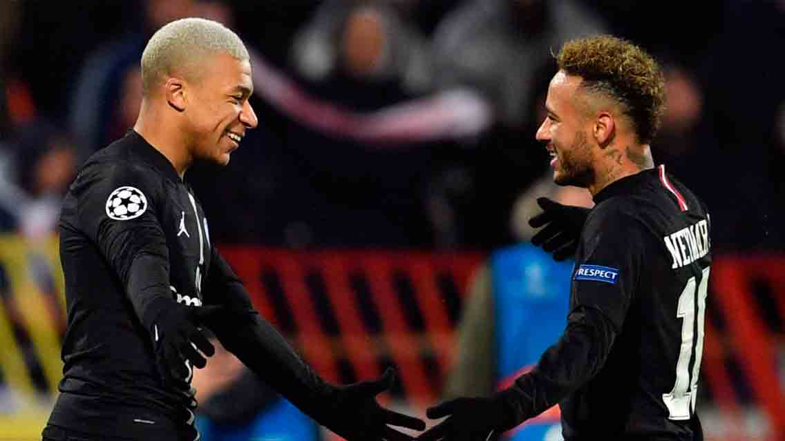 Mbappé compara a Neymar con Messi y CR7