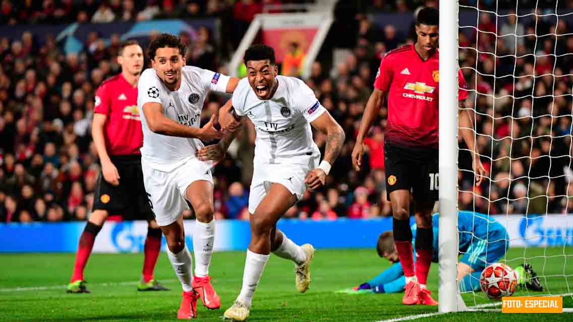 PSG sorprende y vence al Manchester United