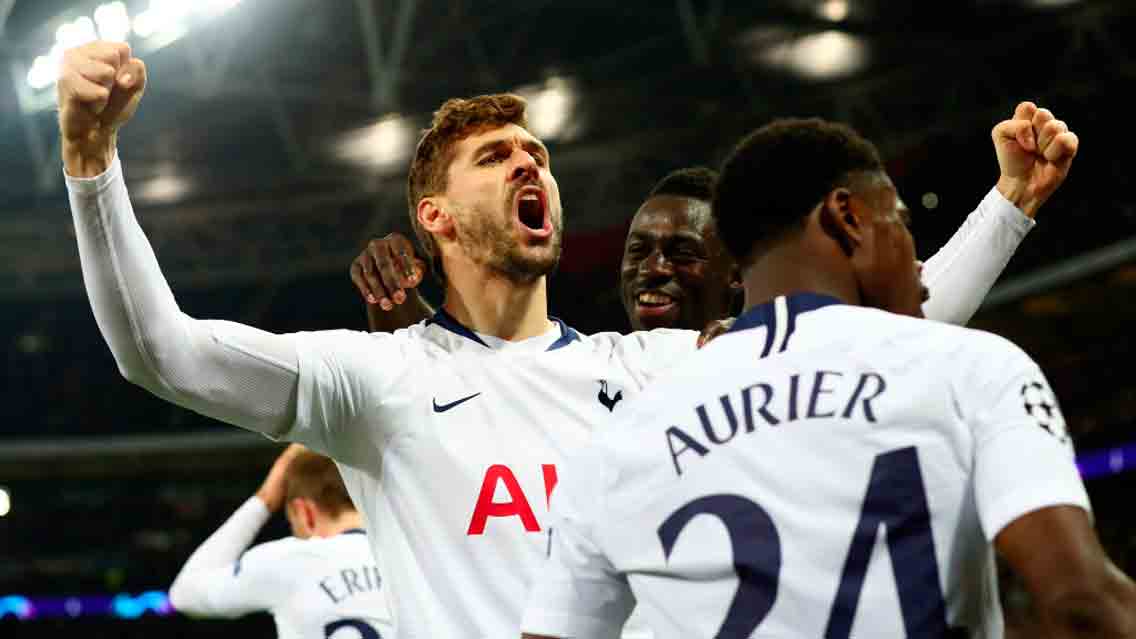 Tottenham golea en Wembley y tiene un pie en cuartos