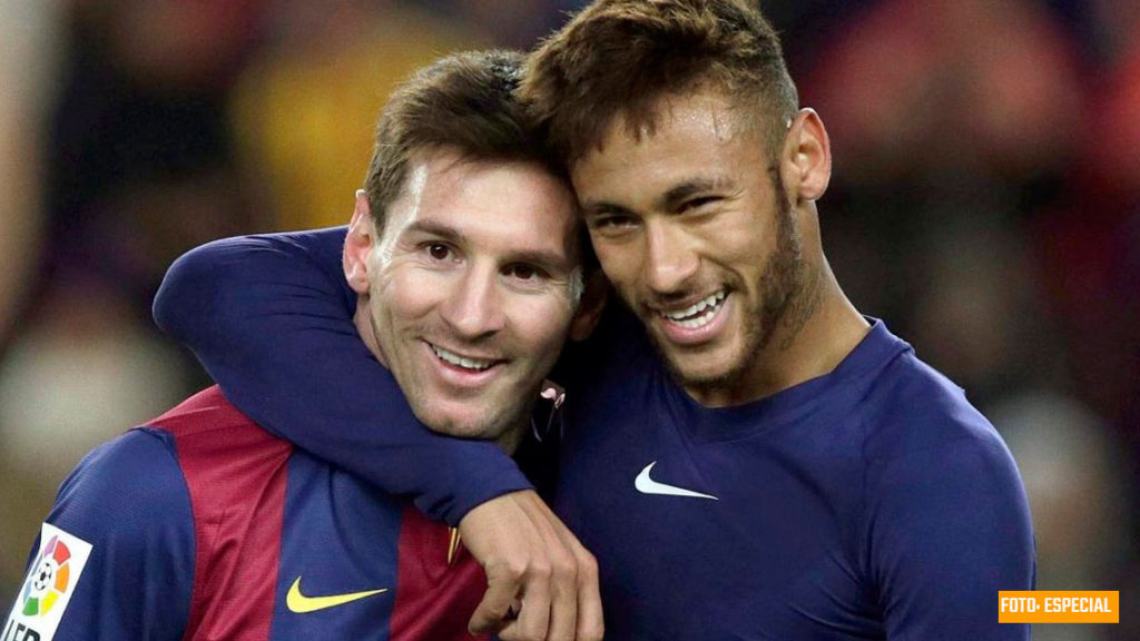 Al borde de las lágrimas Neymar recuerda a Messi