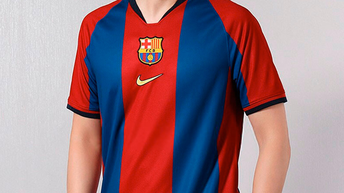 barcelona vintage jersey