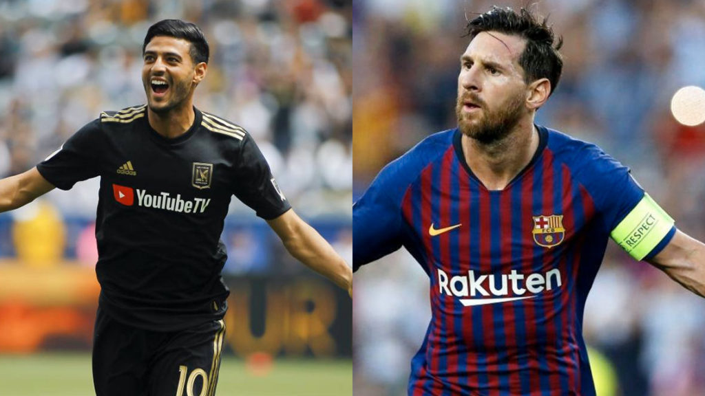 Carlos Vela, tan bueno como Lionel Messi: LAFC