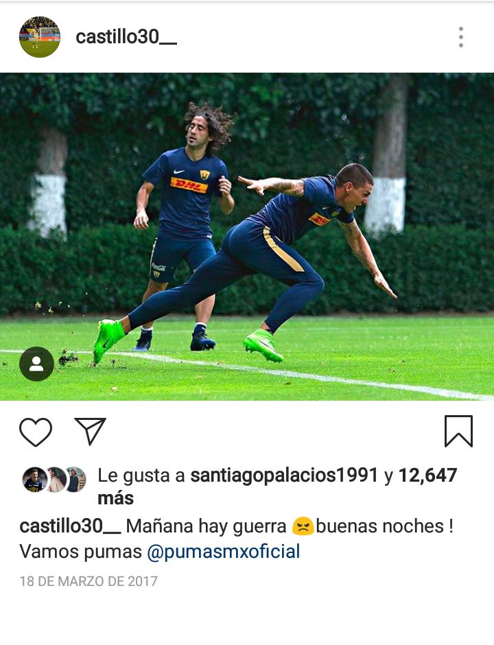 Así calentaba Castillo el Clásico Capitalino 