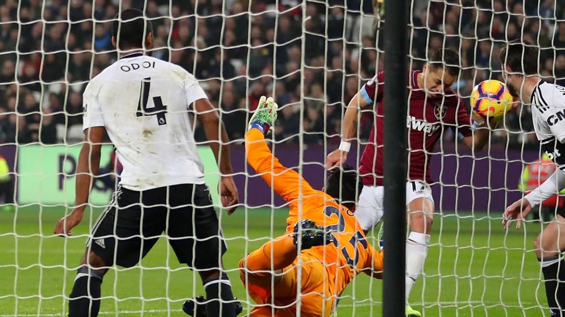 El gol de Chicharito Hernández vs Fulham