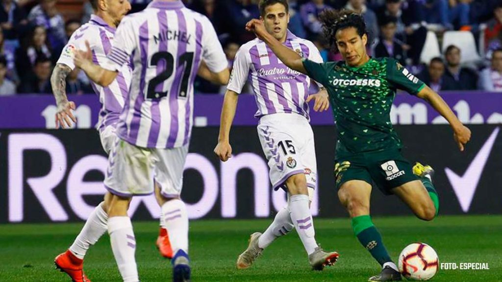 Lainez sale con molestias del partido ante Valladolid