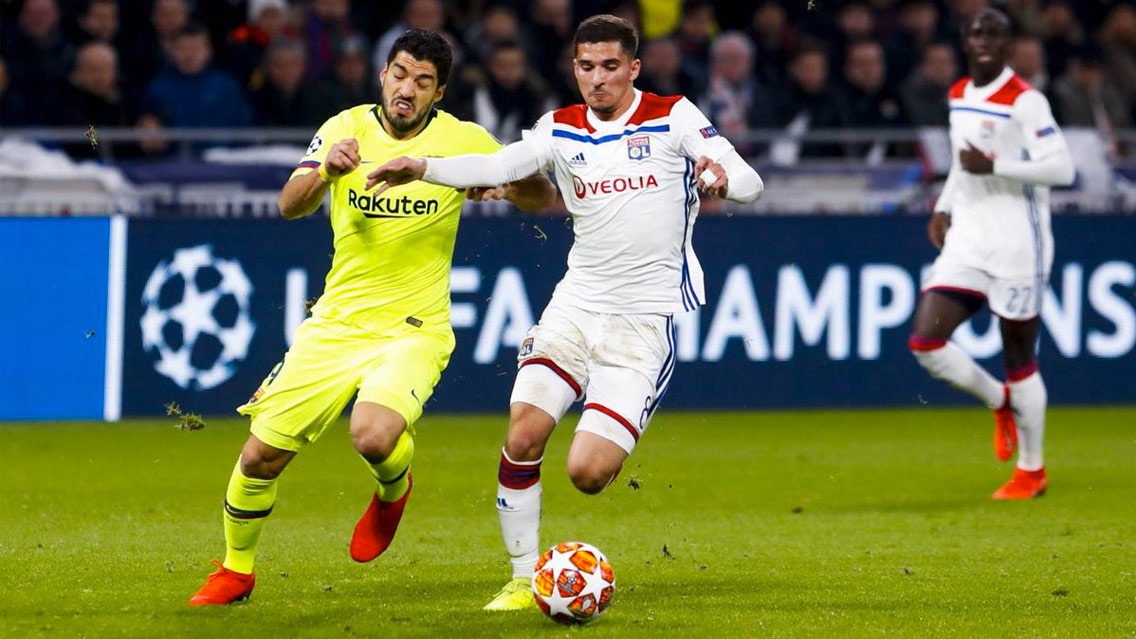 Barcelona no puede con el Lyon en Francia