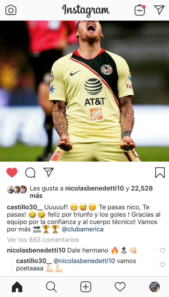 Nicolás Castillo revela las diferencias con Pumas 