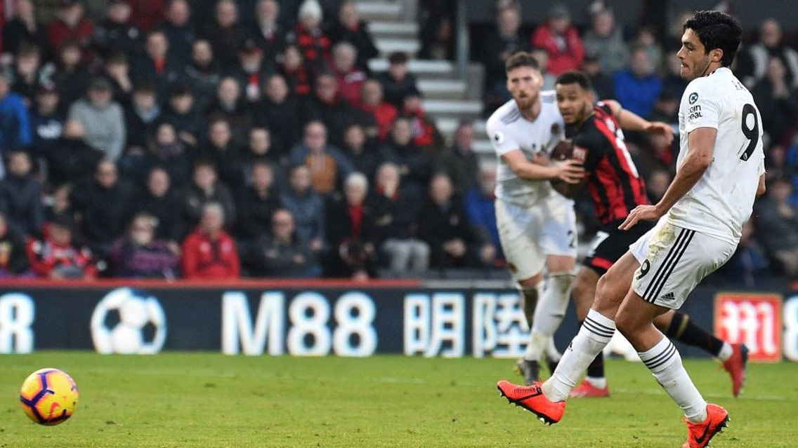 El gol de Raúl Jiménez vs Bournemouth