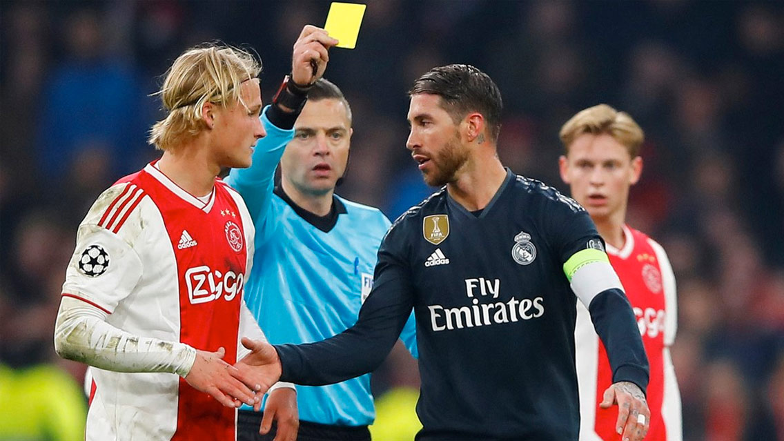 Sergio Ramos, fuera 2 partidos de Champions League