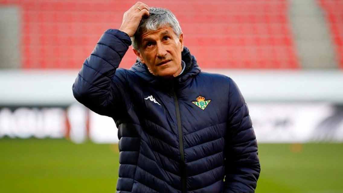 Afición del Betis pide salida de Setién