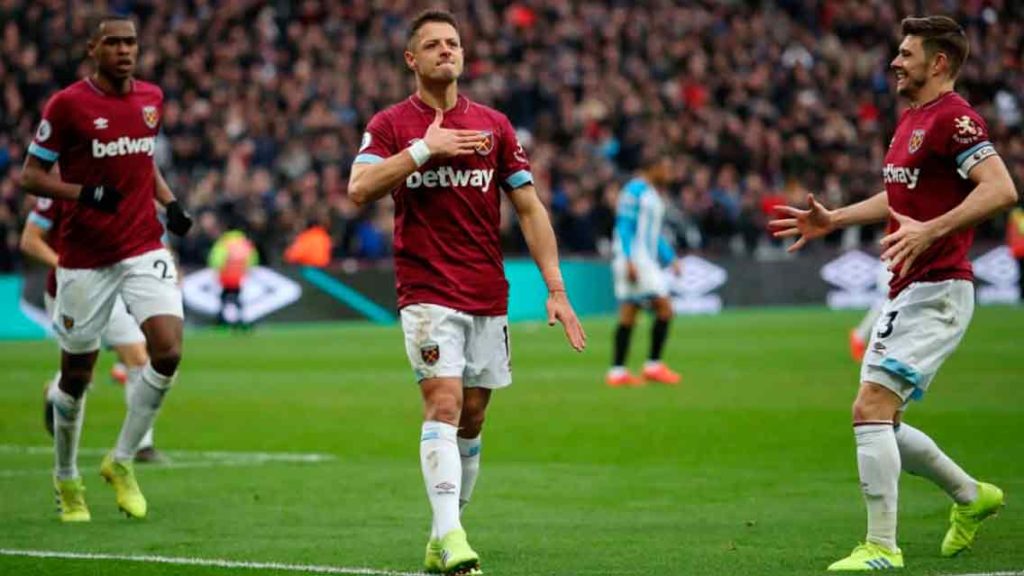 Chicharito de los mejores atacantes del West Ham