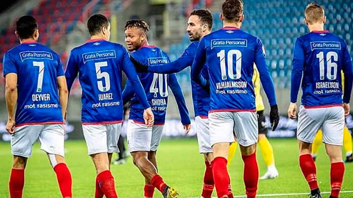 Efraín Juárez titular con el Valerenga en Noruega