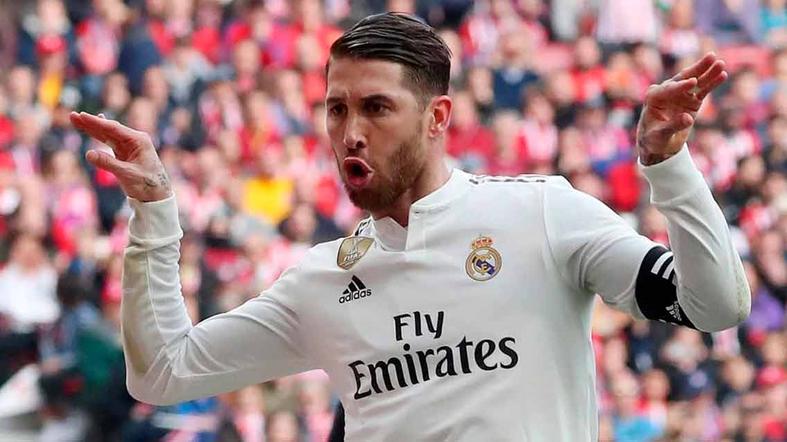 Ramos grababa un documental durante la goleada del Real Madrid